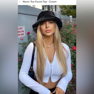 Fashion Nova “Never Too Faced Top”
